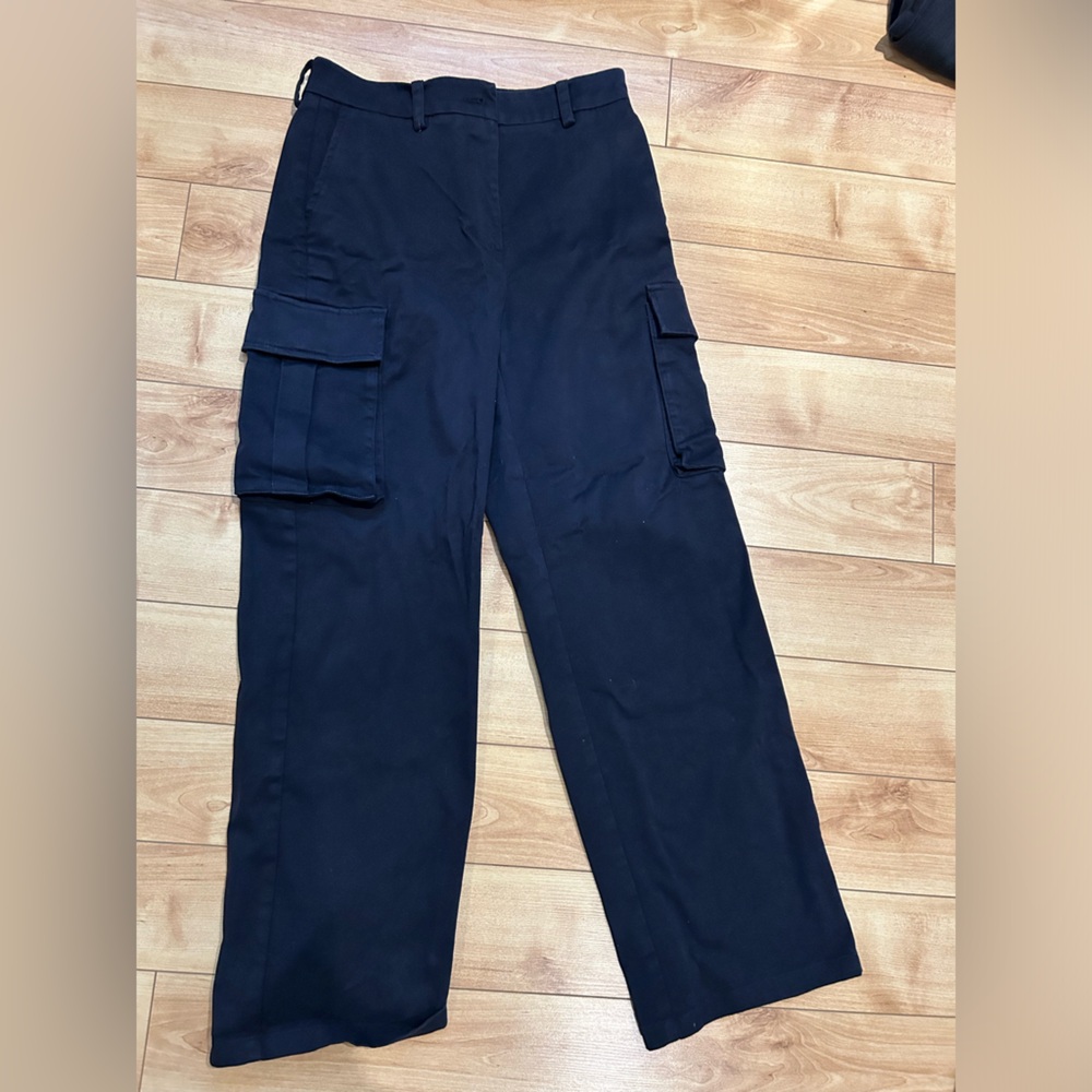 Frank and oak utility cargo pants in navy